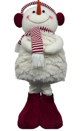 80cm Flexi Leg Earmuff Christmas Santa 80cm Flexi Leg Earmuff Christmas Santa